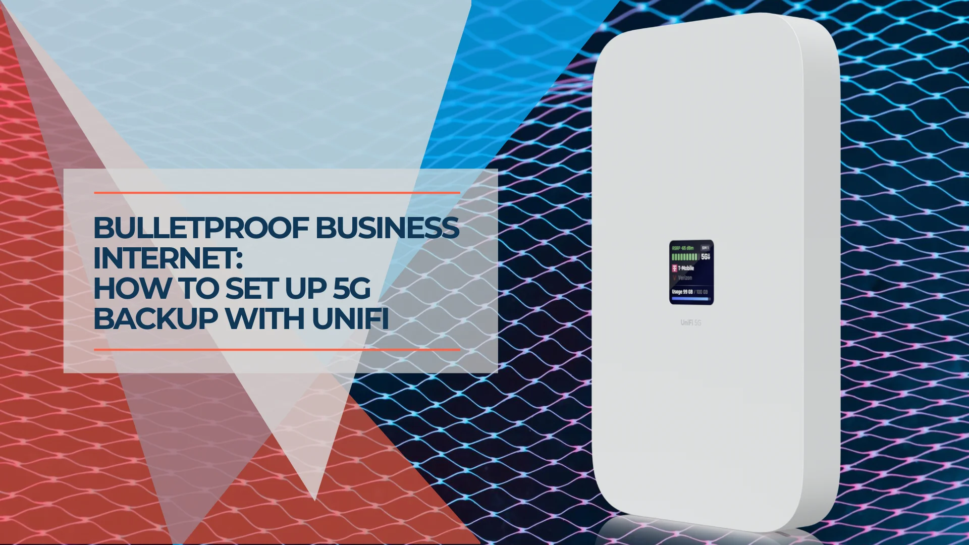 Setting Up 5G Failover for Business Internet: UniFi Guide