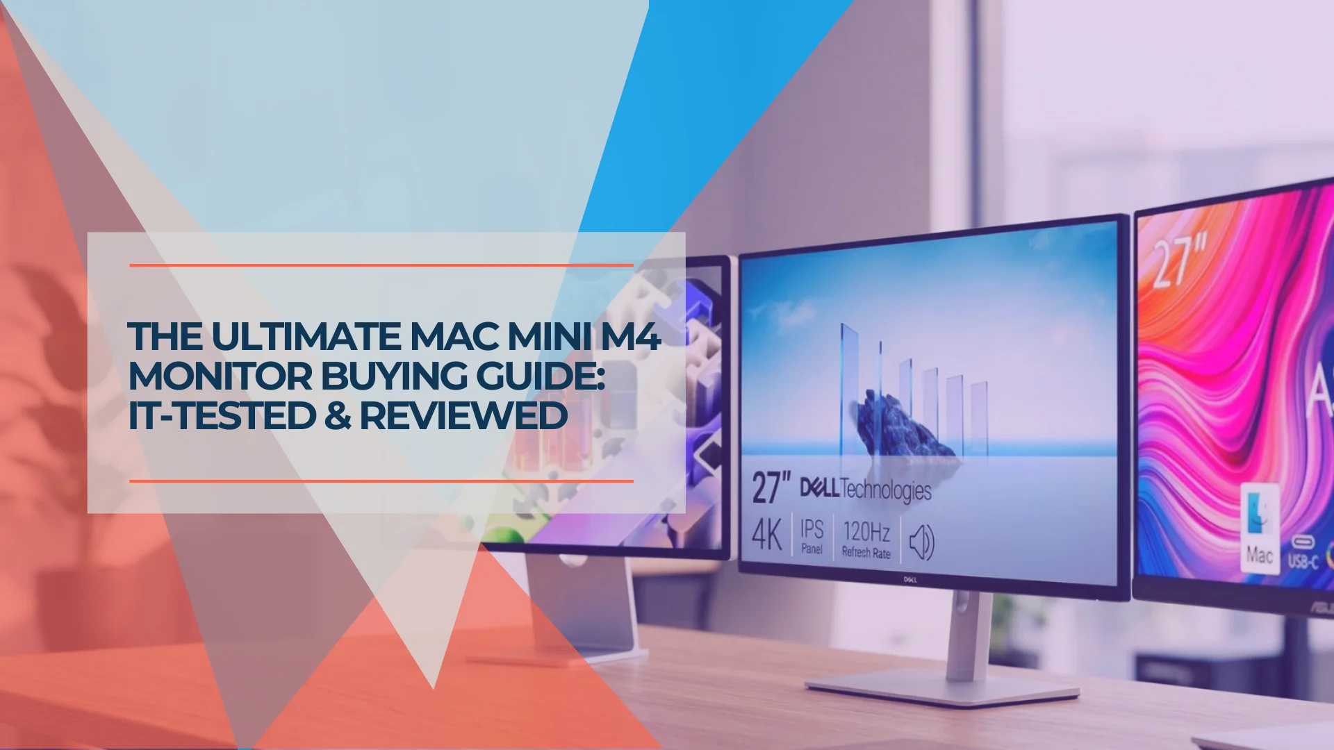 Best Monitors for Mac Mini M4 (2026): USB-C, Thunderbolt & Budget Picks