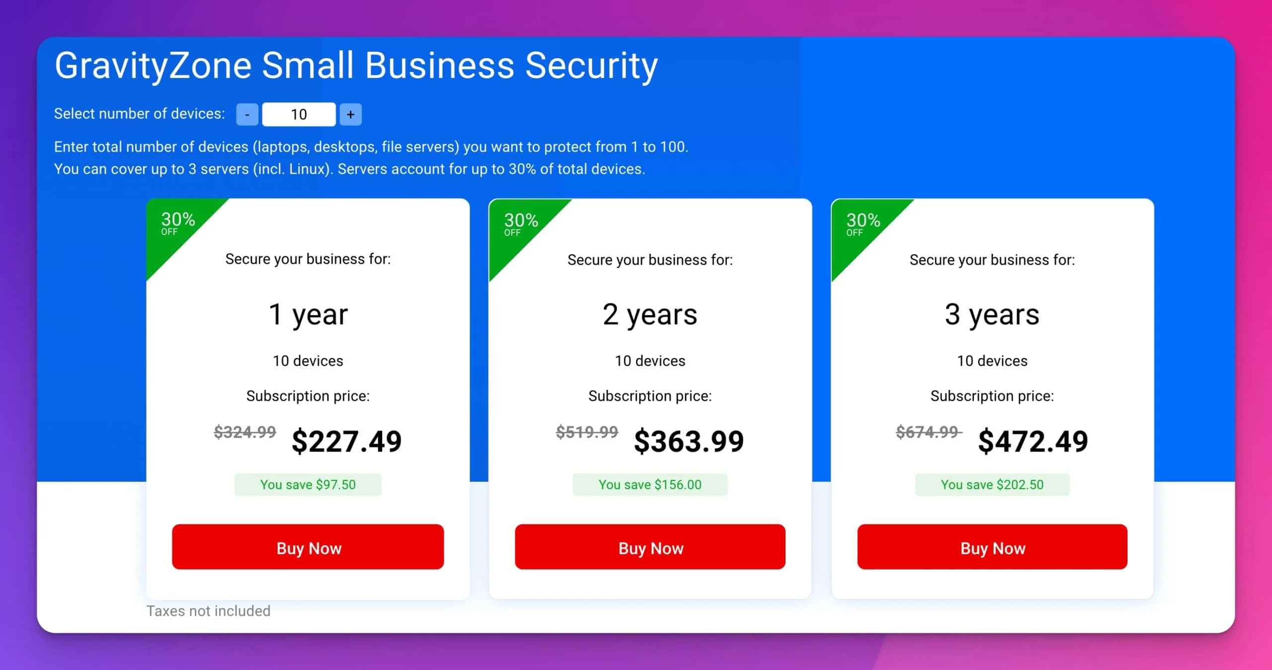 Bitdefender GravityZone Business Security
