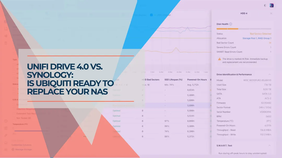 UniFi Drive 4.0 vs Synology: What Changed and Why It Matters