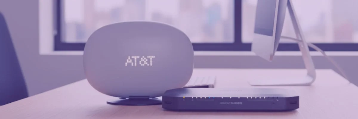 AT&T and Comcast router equipment