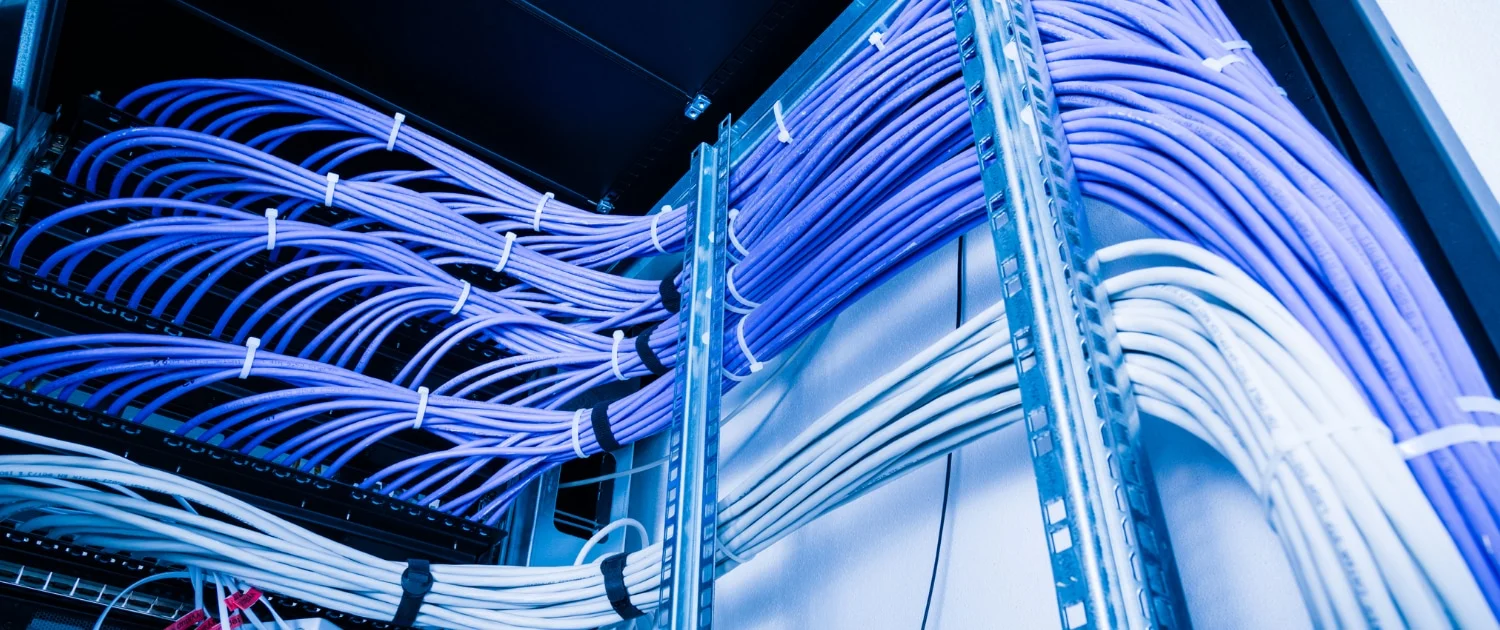 Business network cabling installation