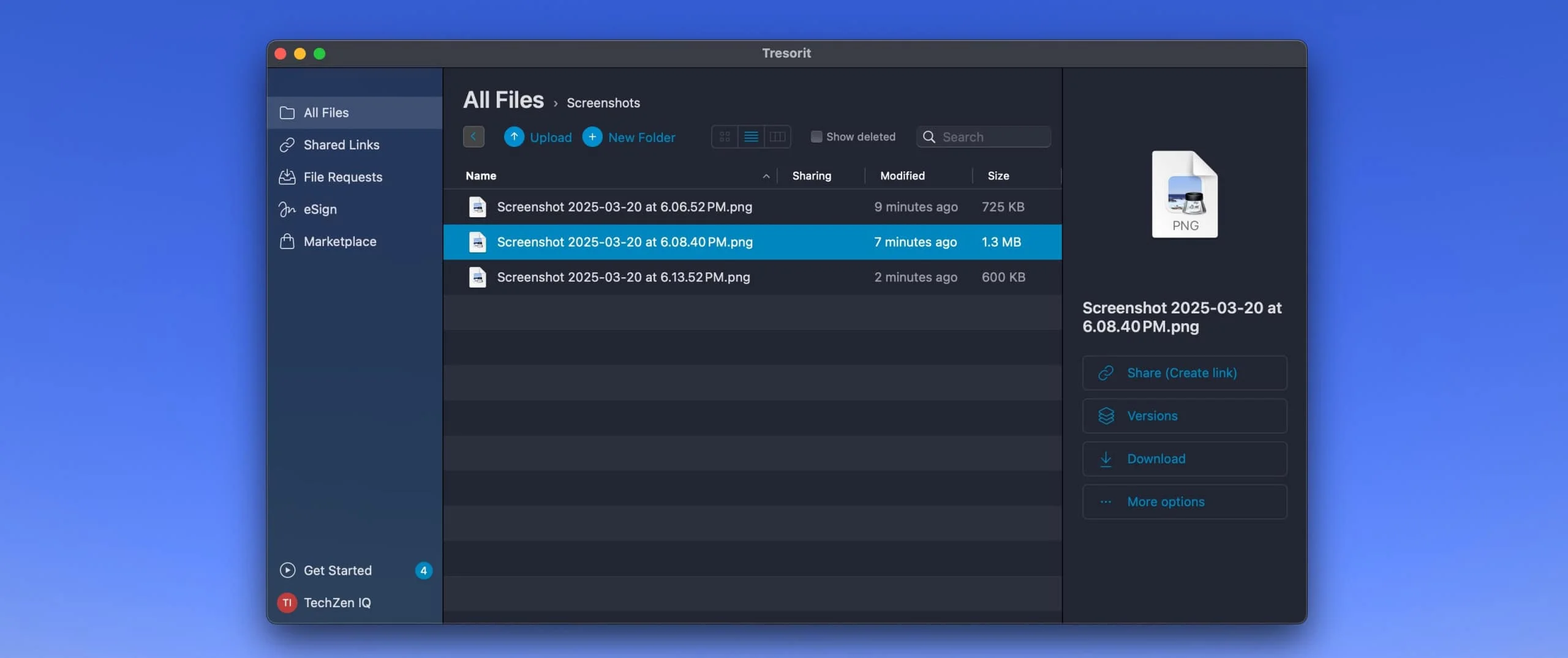Tresorit Mac Desktop App