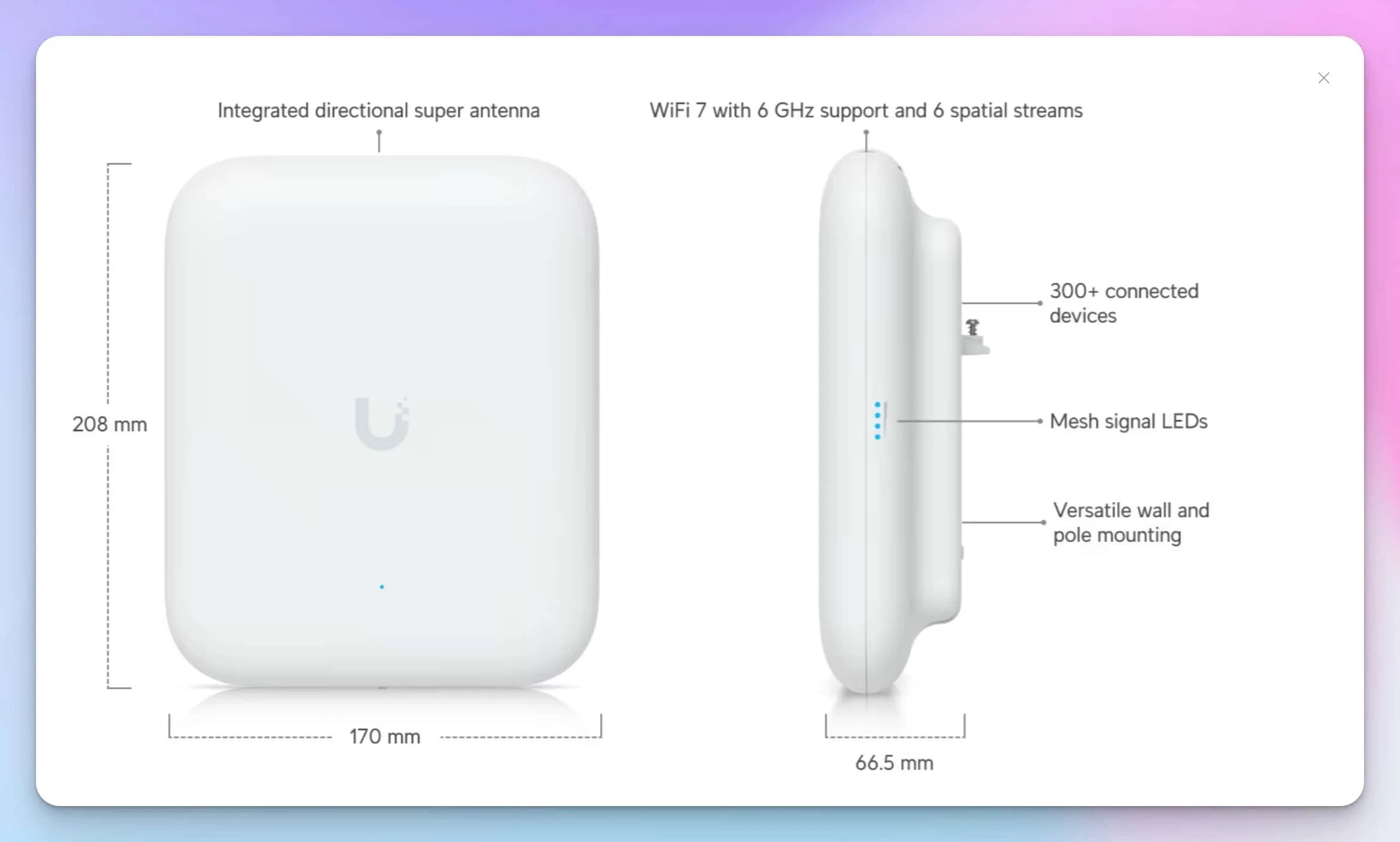 UniFi U7 Pro Outdoor 6GHz