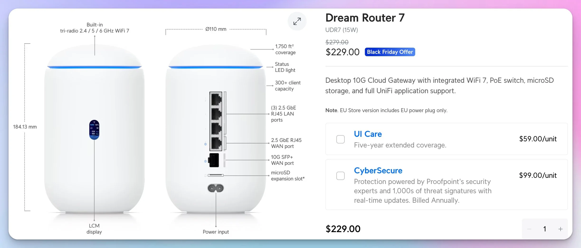 UniFi Dream Router 7