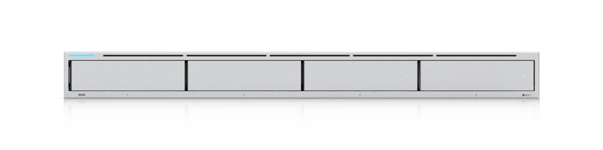 UNVR front panel view