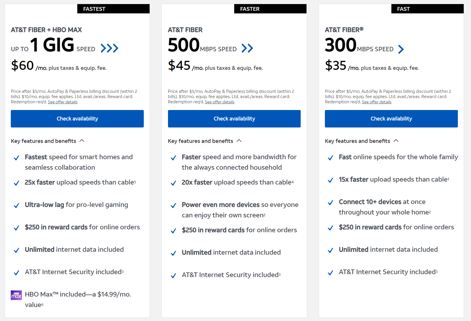 at&t wireless business plans prices