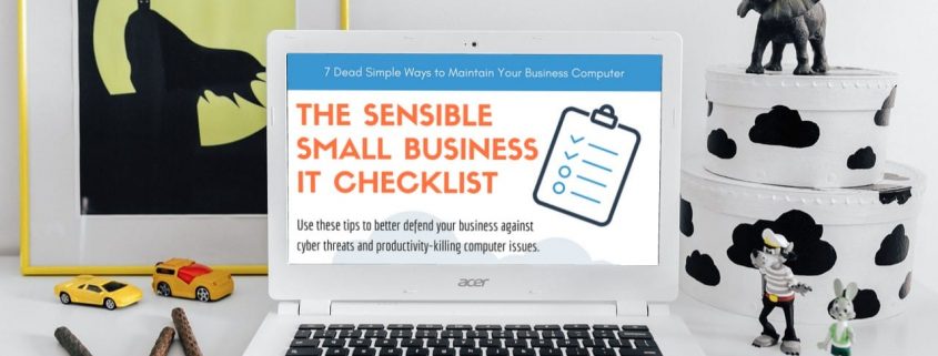 Business Computer IT Checklist Infographic