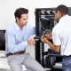 never fear when the it guy is near a young it specialist ready to fix a server