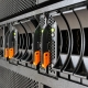 computer server panel and harddisk raid storage