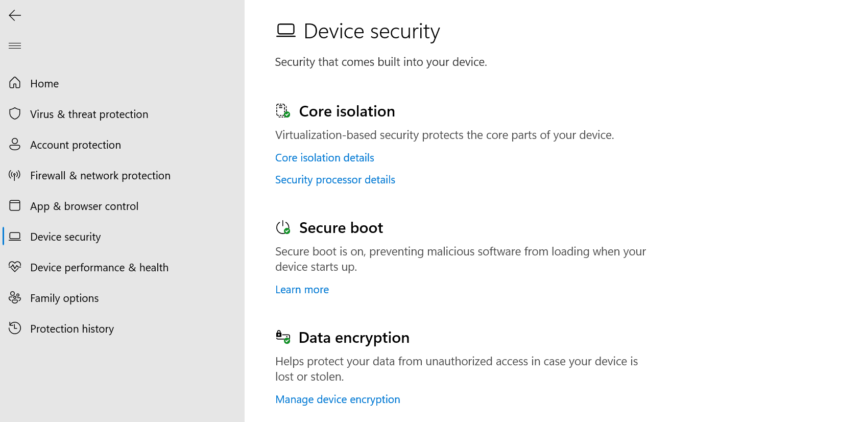 windows 11 device security