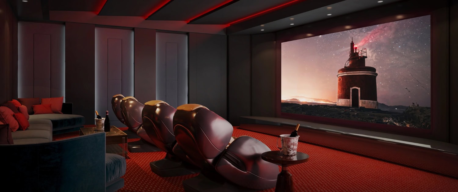 luxury home theater