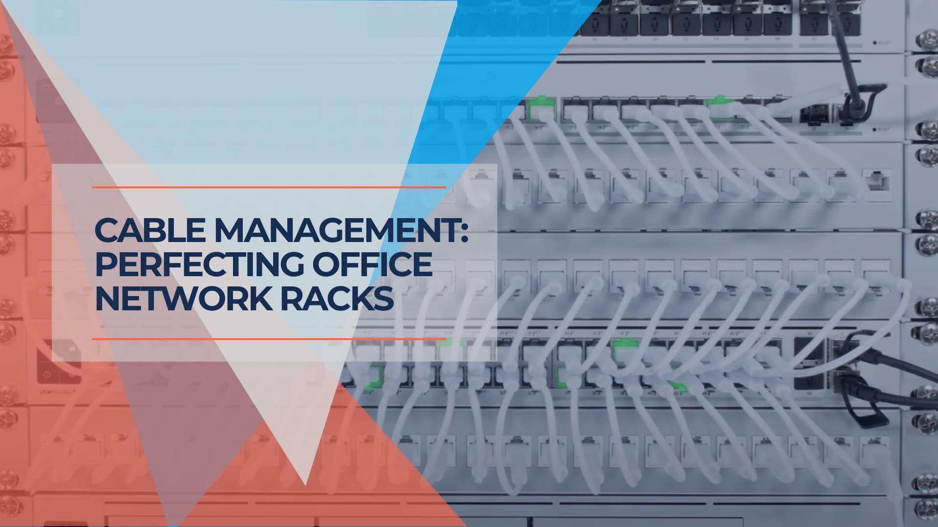 Cable Management Perfecting Office Network Racks