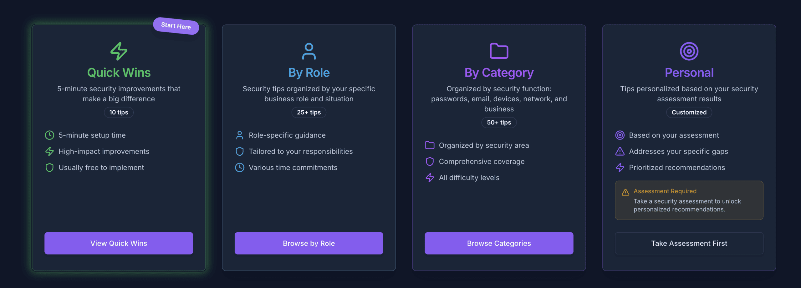 CyberAssess Security Tips