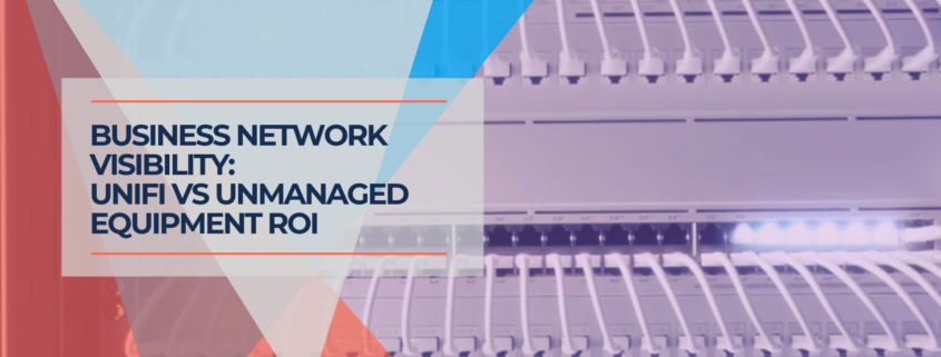Fiber optic patch panel with network cabling for business network infrastructure.