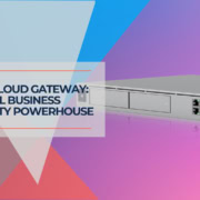 UNIFI cloud gateway device for small business security, networking, and reliable power management solutions.