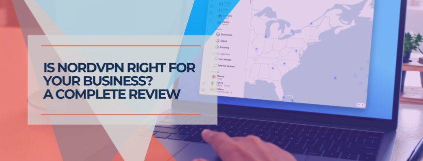 VPN security software on laptop screen, digital privacy and cybersecurity concept, with world map and VPN connection interface, highlighting VPN protection for business data.