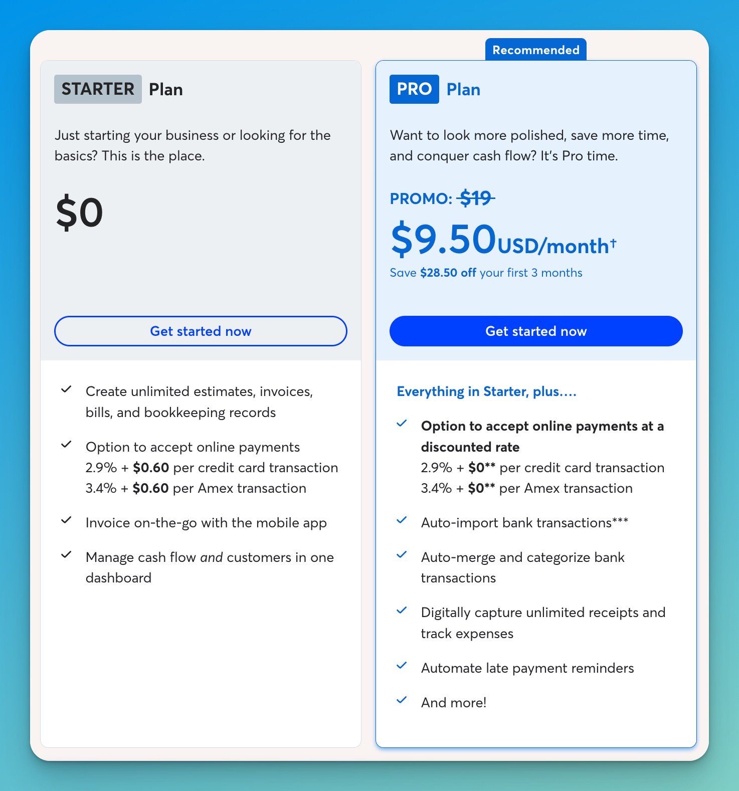 wave accounting november 2025 pricing